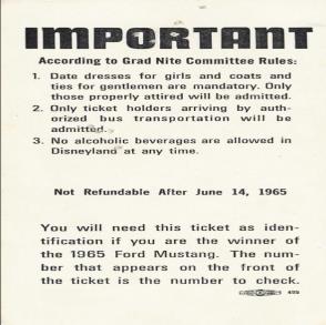 Important notice for event attendees regarding dress code and ticketing.